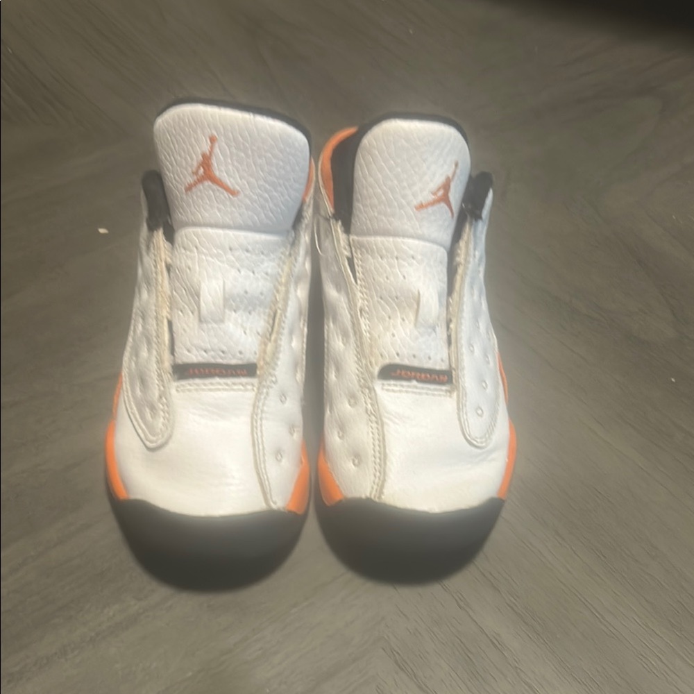 Jordan White and Orange Sneakers for Ultimate Style